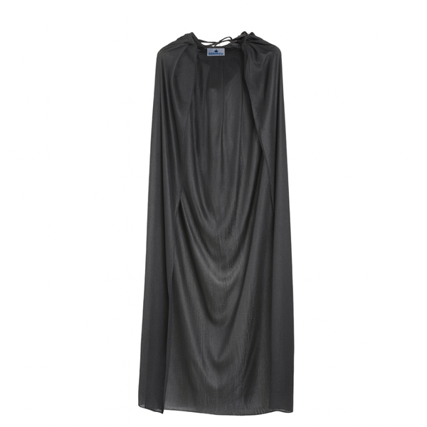 Black Hooded Cape 1.4m - Halloween Costume for Kids &amp; Adults