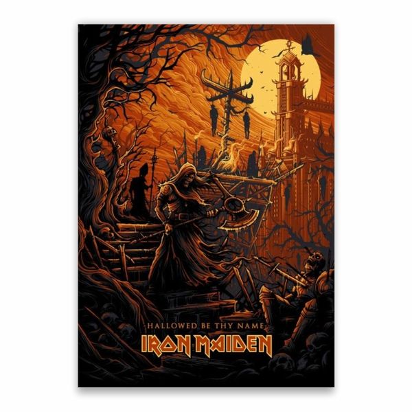 Iron Maiden Hallowed Be Thy Name Poster - A1