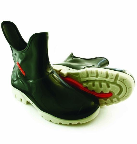 Shova Deluxe Short Fishing Gumboot - Black - UK 5