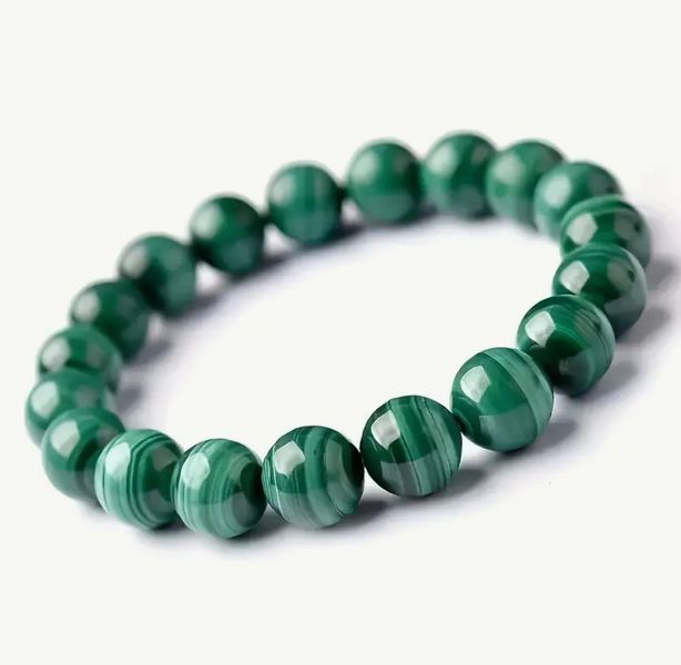 Holly Crystals - Malachite Natural Crystal Bracelet 8mm