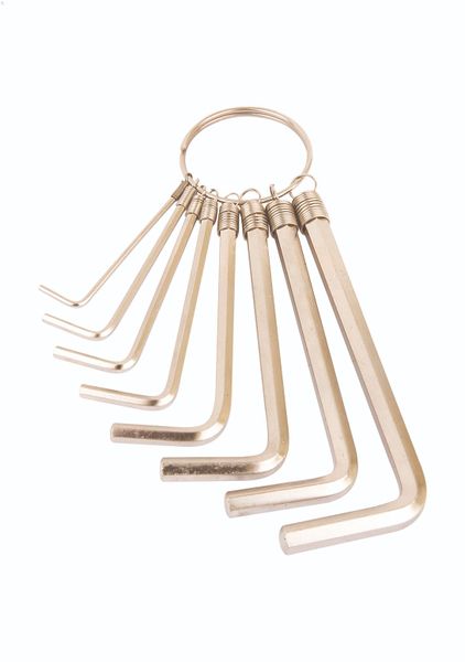 MTS 1.5 - 10mm Carbon steel, Chrome plated Allenkey set