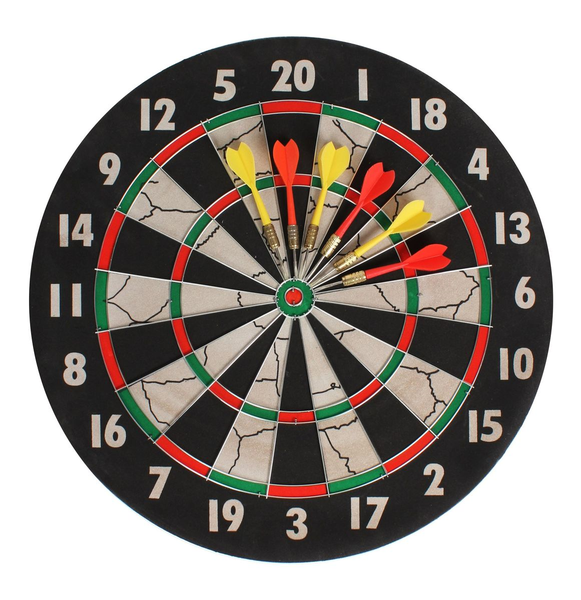 Medalist Flocked Dartboard Game