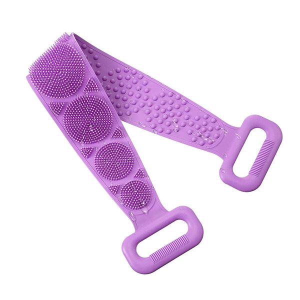 Double-Sided Silicone Back Scrubber For Shower