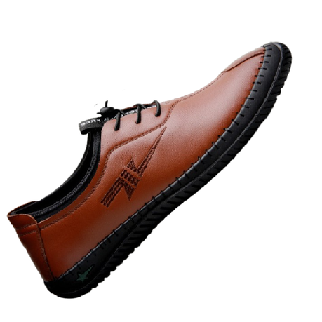 Mens Leather Flat Shoes - Brown | Buy Online in South Africa 