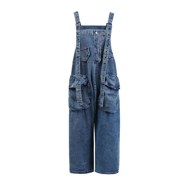 Trendy Oversized Three-Dimensional Pocket Overalls Baggy Loose Fit Large