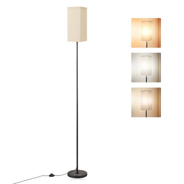 173CM Floor Lamp, Pole Lamp with Foot Switch,Modern Standing Lamp Shade