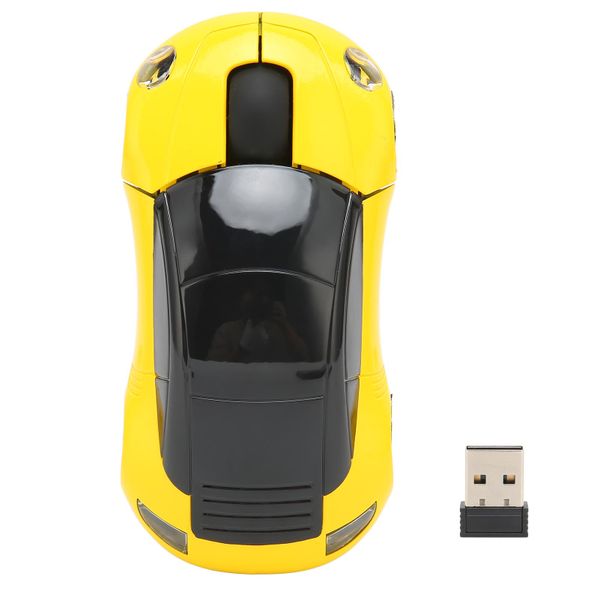 Wireless Mouse Computer Car-Shaped Battery