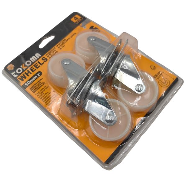 Tokoma 50mm 2" Caster Wheels (4 Pcs)