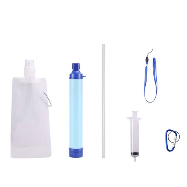 Outdoor camping water filter, outdoor filtration for direct drinking