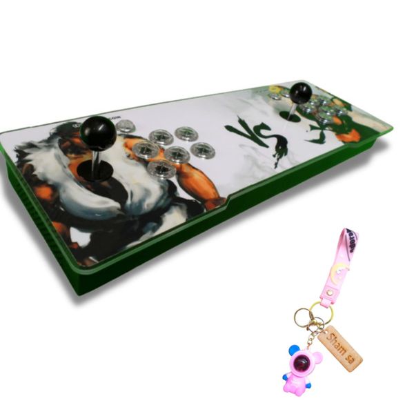 Ken v Ryu 6100-in-1 Pandora Retro Arcade Console With Sham SA Keychain