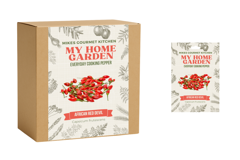 Chilli Grow Kit Complete - African Red Devil chilli + Seed pack