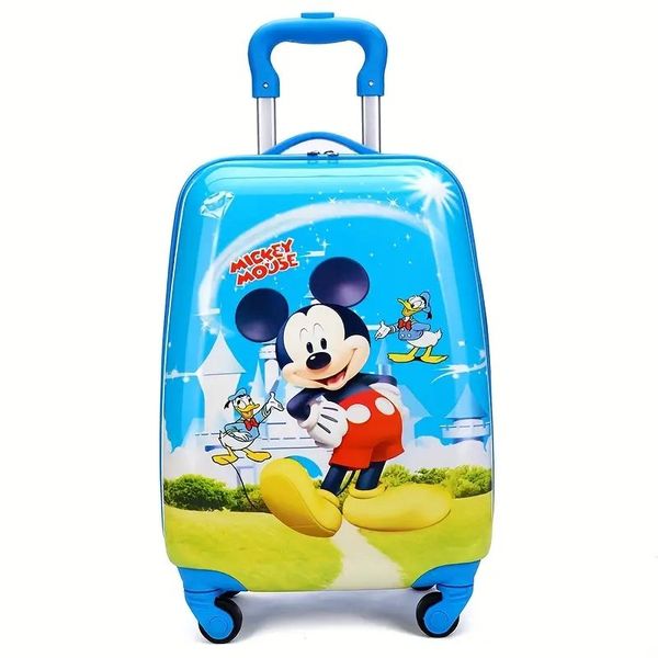 Hand Luggage Mickey Mouse Cartoon Kids School Bag Suitcase for Child