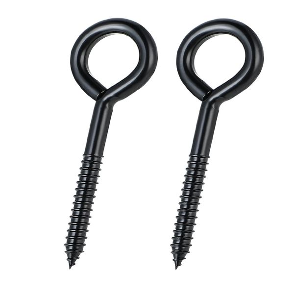 Tool DIY 304 Stainless Steel Hanging Ring Screw Set of 2 - Silver