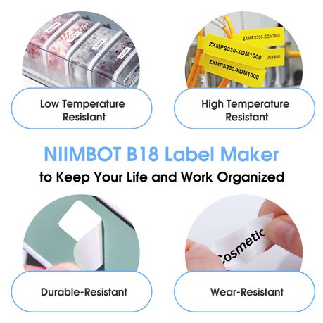 Niimbot B18 Bluetooth label printer white