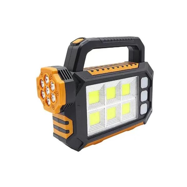 Multifunctional Rechargeable Solar Powered Work Flashlight