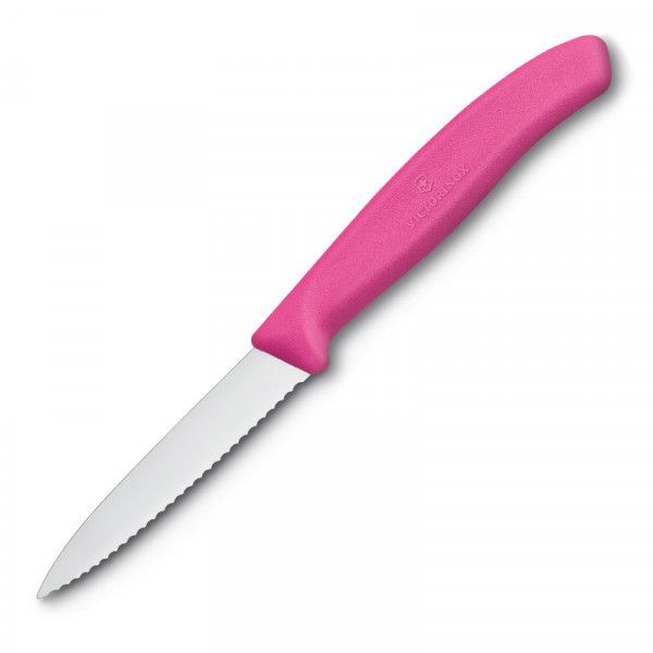 Victorinox Paring Knife Serrated 8cm Pink