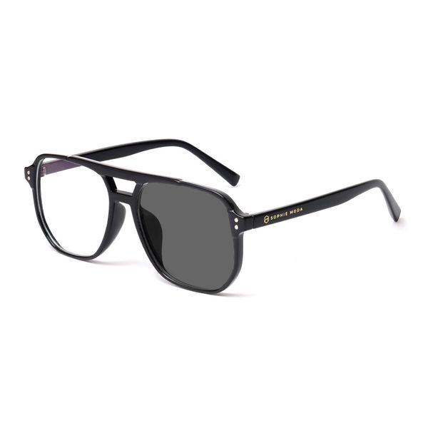 Sophie Moda: Photochromic Blue Light Blocking Glasses - Cruiser Duo