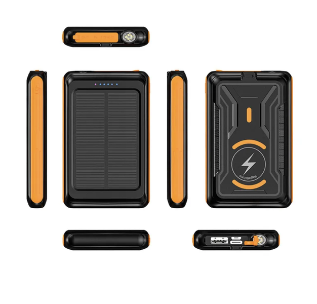 Solar Power Bank - Magsafe Wireless Charging - 5000mAh-All weather