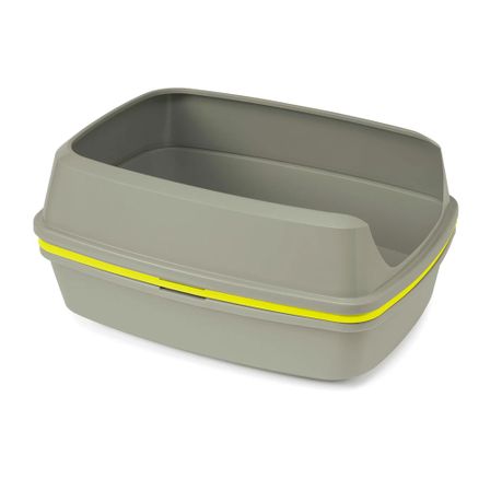 Perfect Pets - Lift and Sift Cat Litter Box - Grey and Yellow Image