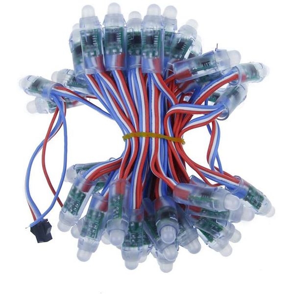 50Pcs 4M/6.5Meter DC5V WS2811 Full Color LED Pixel Light Module 12mm 15cm W