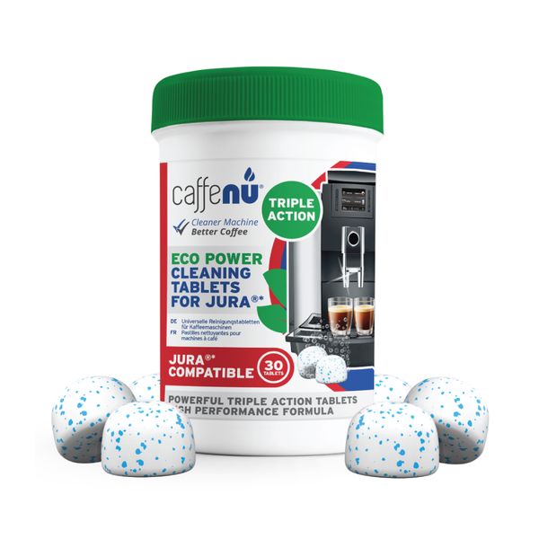 Caffenu Triple Action Cleaning Tablets for Jura - 30 Tablets