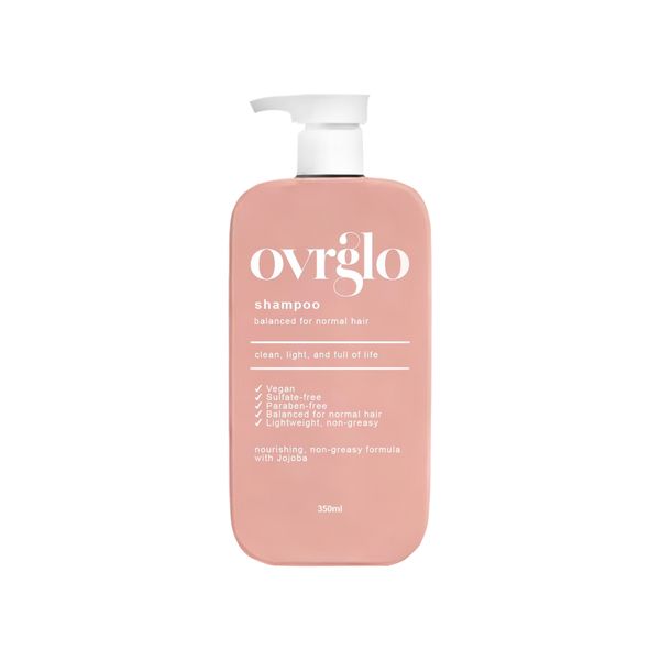 ovrglo Shampoo 350ml - Vegan - Sulfate Free - Non Greasy Hair