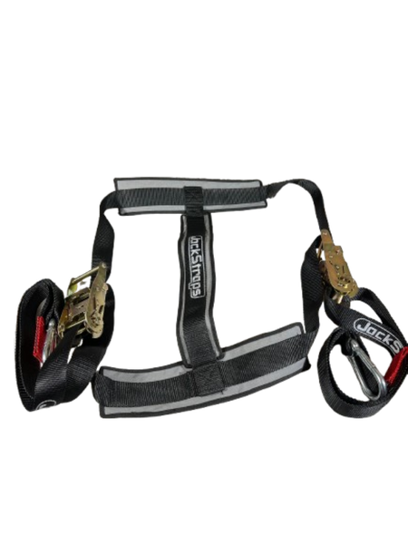 Jack Straps - Dual Ratchet Back Tire Tie-Down Strap