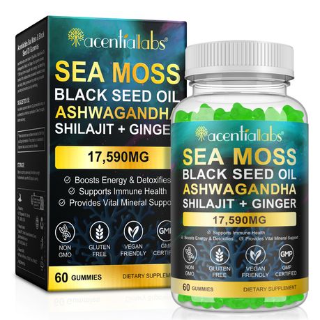 Acentiallabs Sea Moss Gummies - 60 Count Image