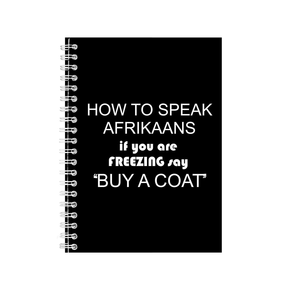 Speak Afrikaans Notebook Afrikaans Gift Idea Writing Book Notepad Pad ...