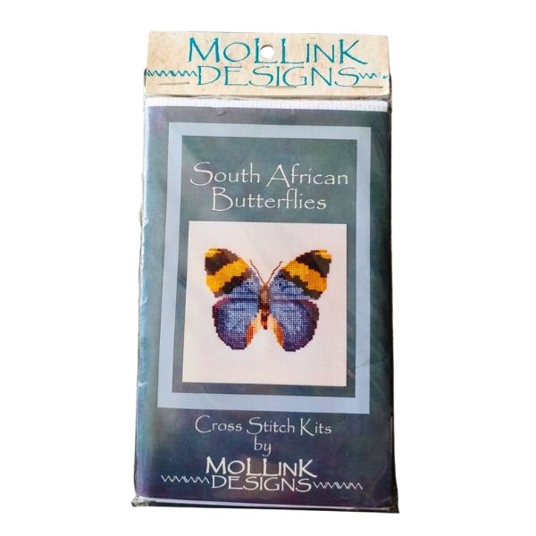 South African Cross Sticth kit - Gold Banded Forester Butterfly