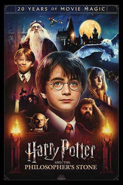 Harry Potter (20 Years Of Magic) Poster With Bla image