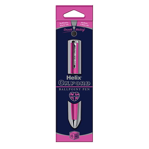 Helix Oxford Ball Pen – Pink