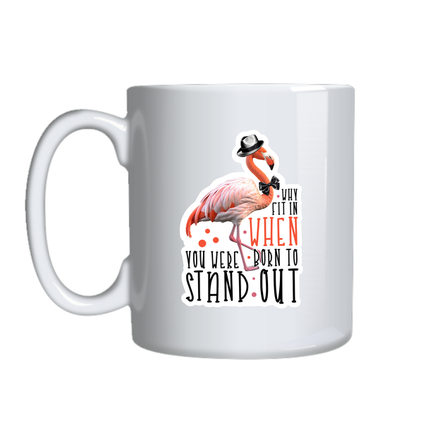 Stand Out Coffee Mugs Trendy Flamingo Lovers Graphic Birthday Present 035
