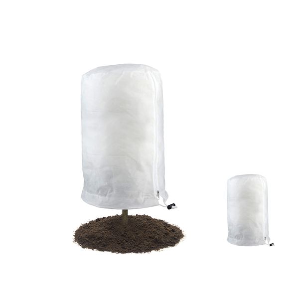 White Dome Plant Cover 60x80CM Drawstring