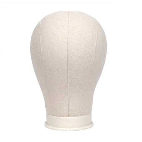 Qfitt 22 Mannequin Canvas Head Black