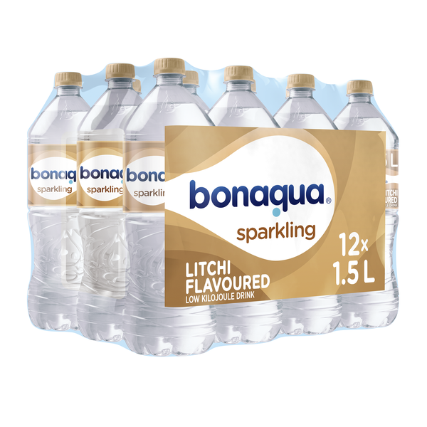 Bonaqua - Litchi - 12 x 1.5 Litre