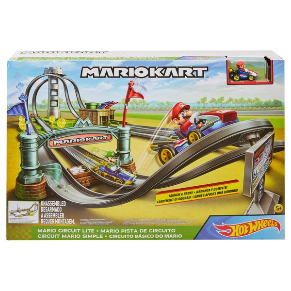 Hot Wheels Mario Kart Circuit Lite Track Set