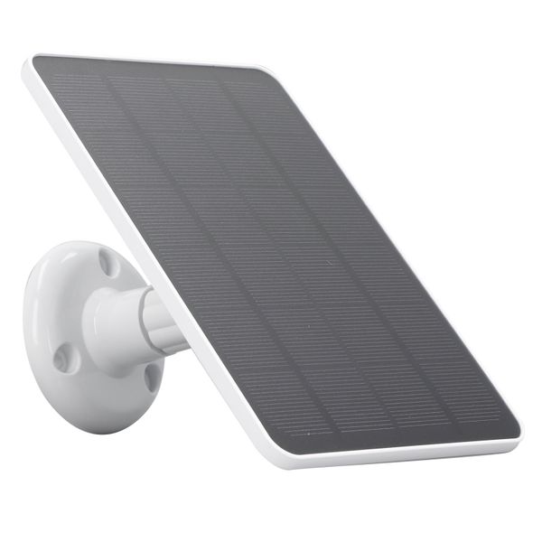 10W Solar Panel Charger IP65 Waterproof Portable For Arlo Pro 3/4 White