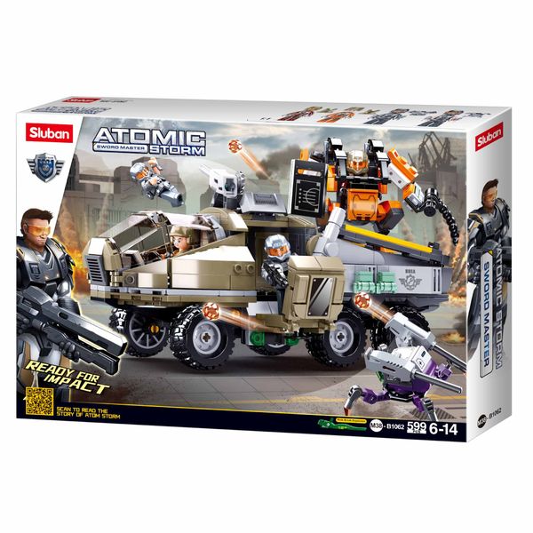 Sluban Building Set: Atomic Storm Escape - 599 Pieces