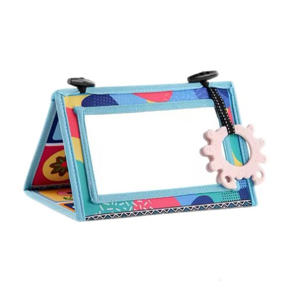 TummyTime Play Mat - with Safety Mirror - Newborn Educational Toy (Colorful