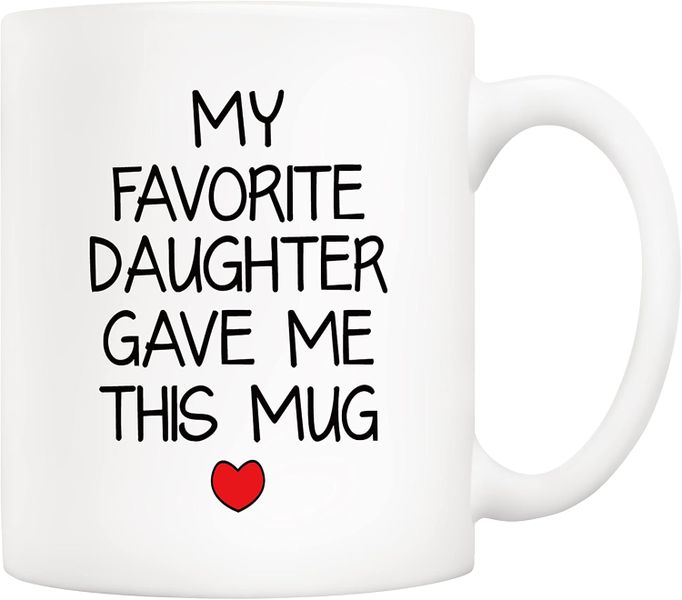 Favorite daughter-Father's day-Mother's day-Valentines-Christmas Mug