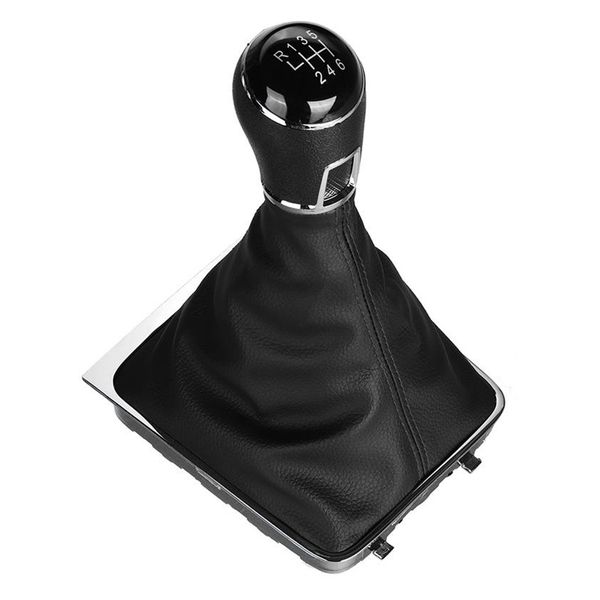 6 Speed Gear Shift Knob Gaiter Boot Cover For- Passat 3C B6 2005-2011