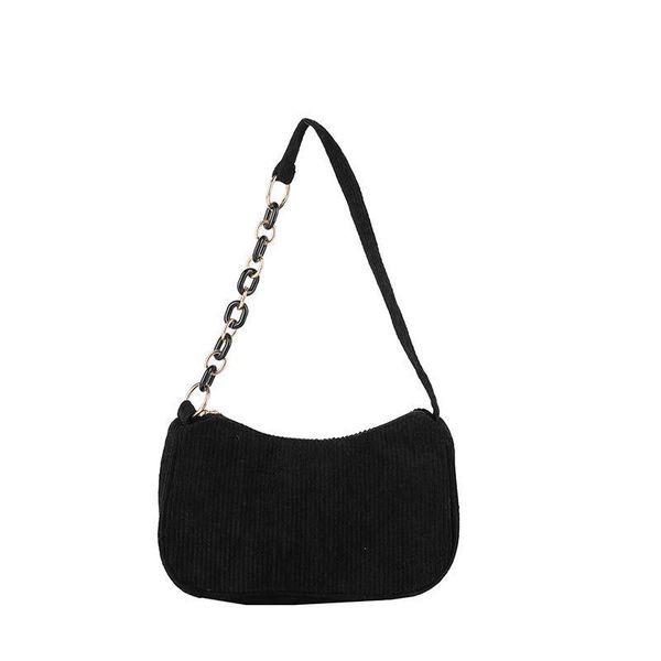 Casual Flannelette One-Shoulder Handbag Canvas Bag