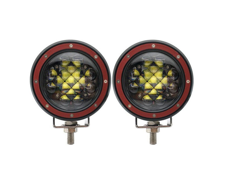 5Inch 51W 17LED Work Light Set Of 2