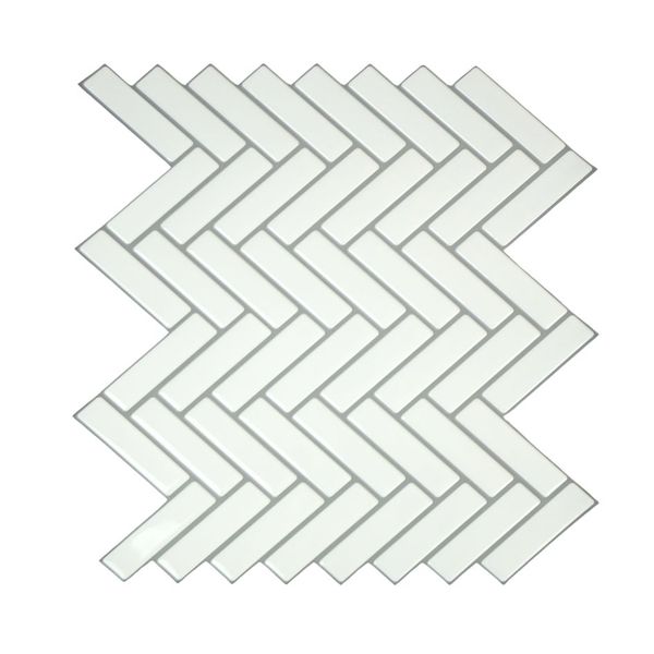 On Wall Tiles - Pack Of 10 (Herringbone image