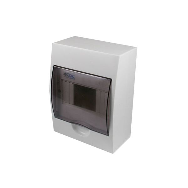 ACDC - White DIN DB 6-Way Surface With Door And Tray