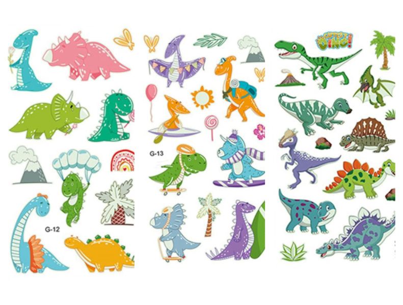 Kids Tattoos Luminous Range - Dino Nite