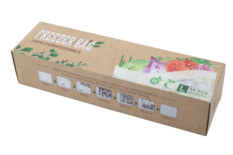 Compostable Freezer Bags 50 Piece