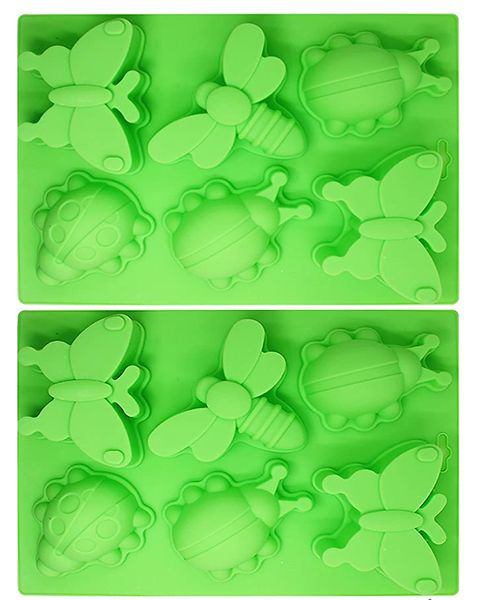 2 Pieces Insect Shape Silicone Trays/Molds