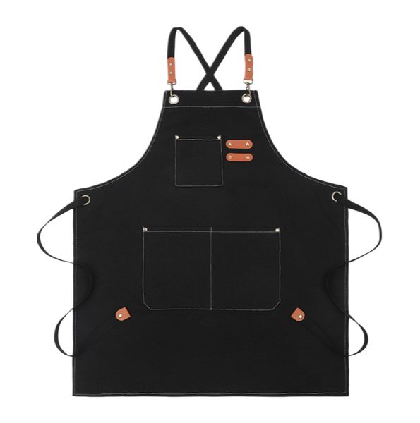 Thickened anti-oil coating Chef Apron Back Resistant Work Apron Cooking